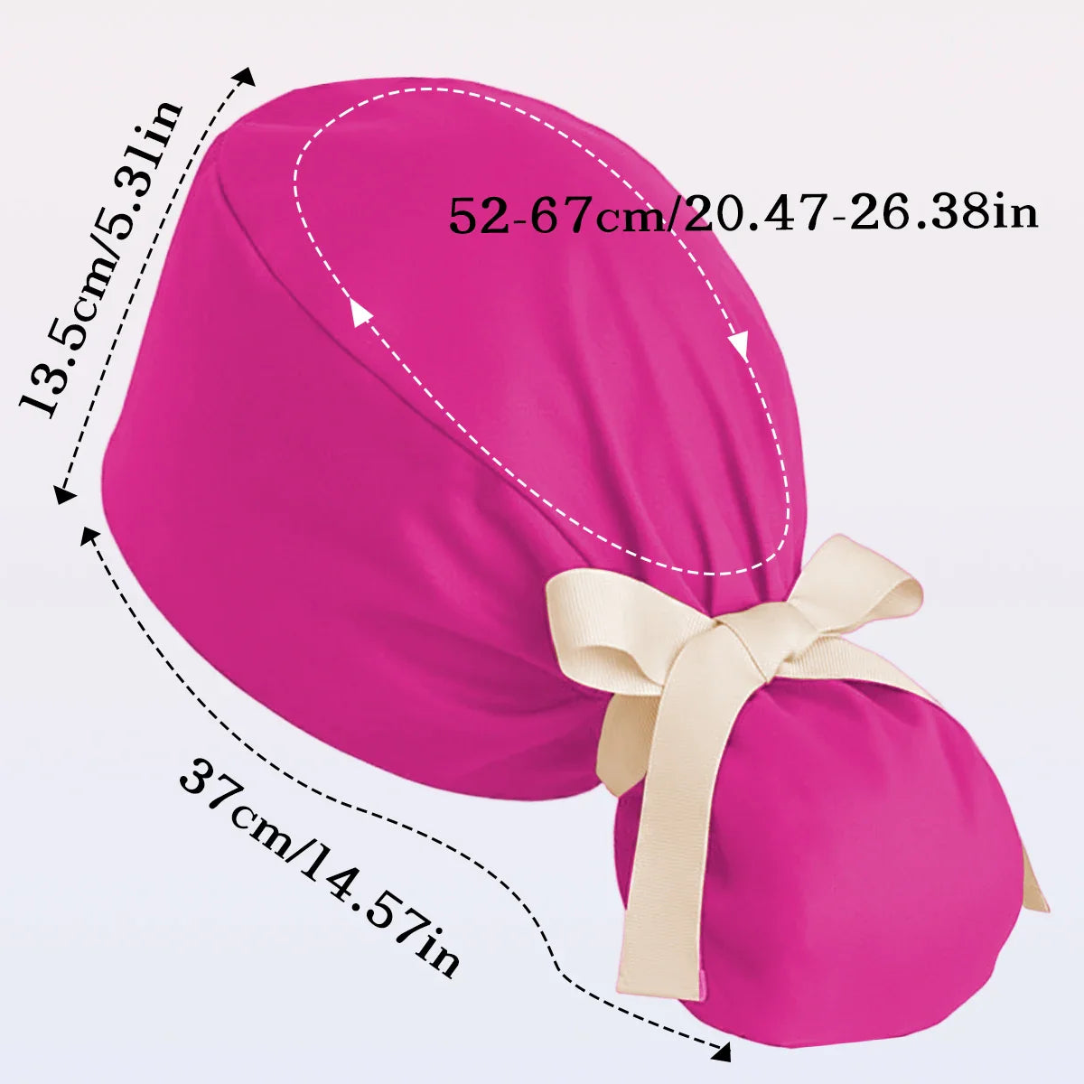 Satin-Lined Women's Scrub Caps